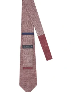 MJ Bale Arena Knit Tie in Cherry