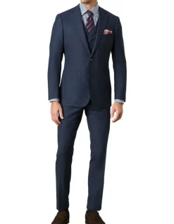 MJ Bale Bowning Suit Jacket in Blue