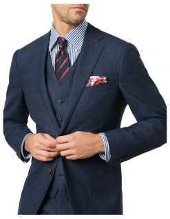 MJ Bale Bowning Suit Jacket in Blue