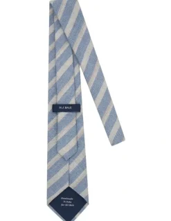 MJ Bale Caffarelli Tie in Blue White