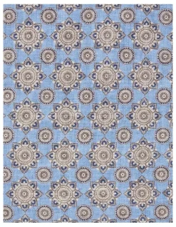 MJ Bale Ferraresi Pocket Square in Blue