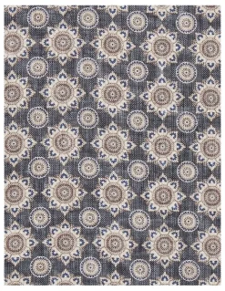 MJ Bale Ferraresi Pocket Square in Dark Blue