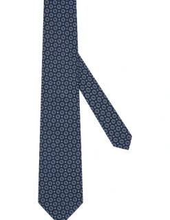 MJ Bale Harrowden Tie in Navy Blue