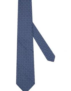 MJ Bale Harrowden Tie in Mid Blue