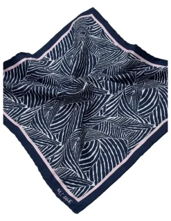 MJ Bale Hollinby Pocket Square in Navy