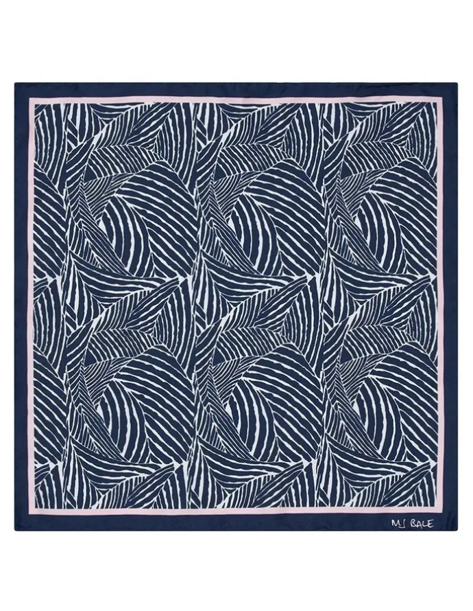 MJ Bale Hollinby Pocket Square in Navy