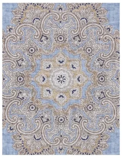 MJ Bale Lunardo Pocket Square in Blue