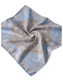 MJ Bale Lunardo Pocket Square in Blue