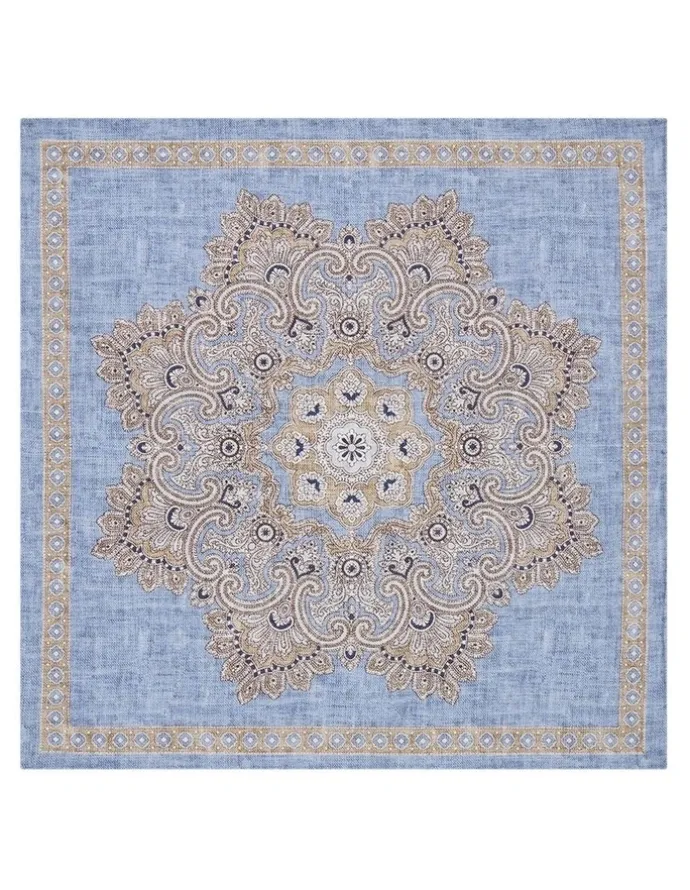 MJ Bale Lunardo Pocket Square in Blue
