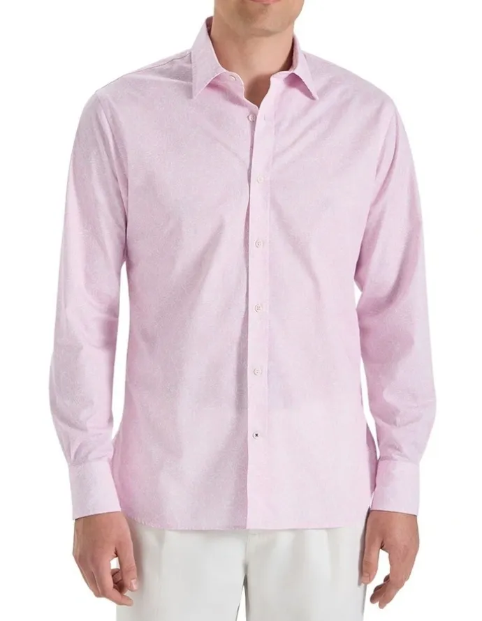 MJ Bale Belleville Printed Shirt in Pink White