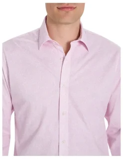 MJ Bale Belleville Printed Shirt in Pink White