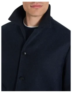 MJ Bale Berkeley Wool Jacket in Navy