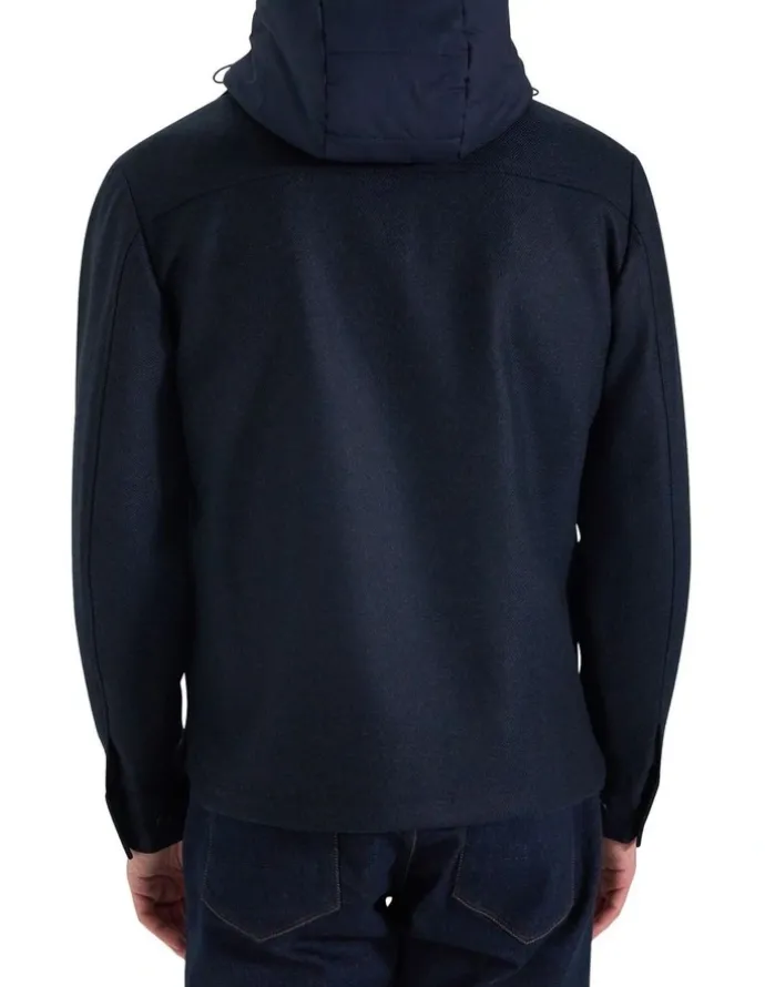 MJ Bale Berkeley Wool Jacket in Navy