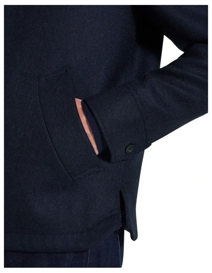 MJ Bale Berkeley Wool Jacket in Navy
