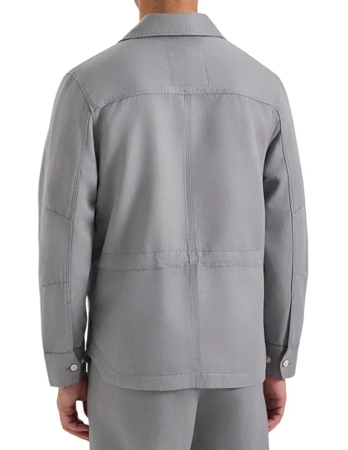 MJ Bale Byron Summer Jacket in Light Grey