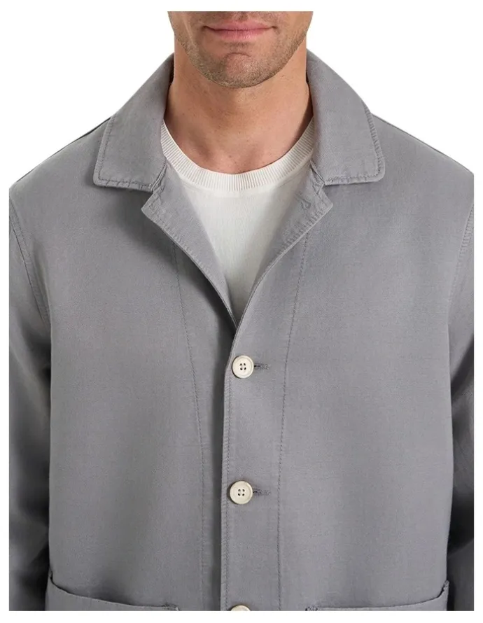 MJ Bale Byron Summer Jacket in Light Grey