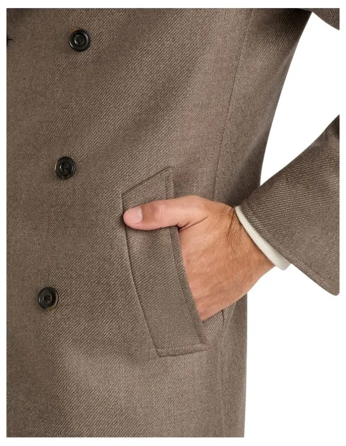 MJ Bale Claudio Peacoat in Camel
