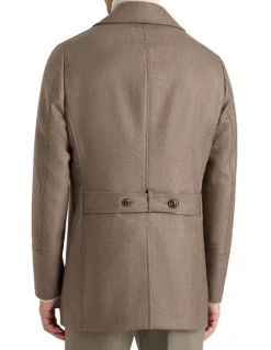 MJ Bale Claudio Peacoat in Camel