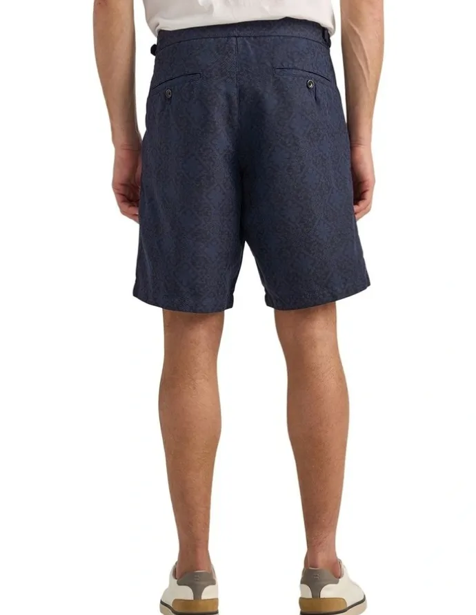 MJ Bale Cruz Printed Shorts in Midnight