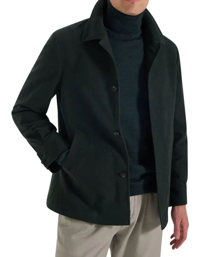 MJ Bale Flinders Moleskin Jacket in Green