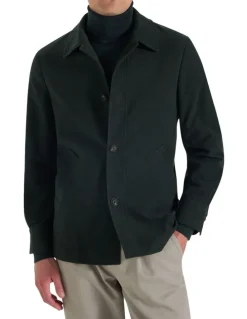 MJ Bale Flinders Moleskin Jacket in Green