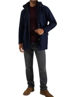 MJ Bale Ginsburg Wool Parka in Midnight