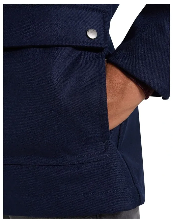 MJ Bale Ginsburg Wool Parka in Midnight