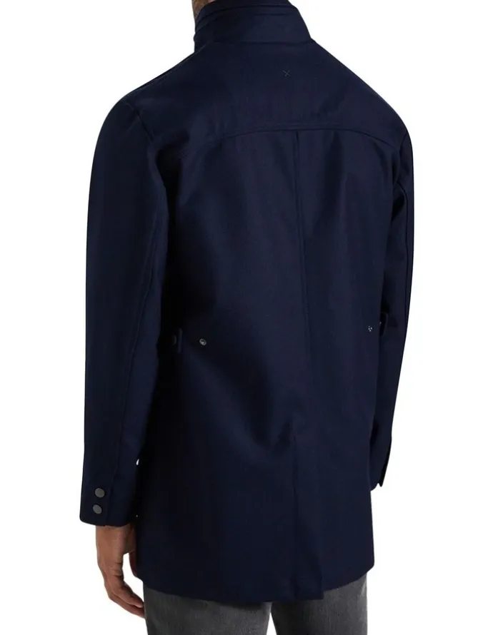 MJ Bale Ginsburg Wool Parka in Midnight