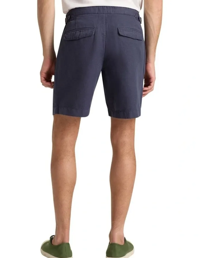 MJ Bale Menorca Side Tab Short in Vintage Denim