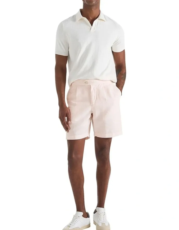 MJ Bale Menorca Side Tab Shorts in Yellow