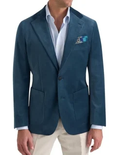 MJ Bale Mercury Velvet Jacket in Denim