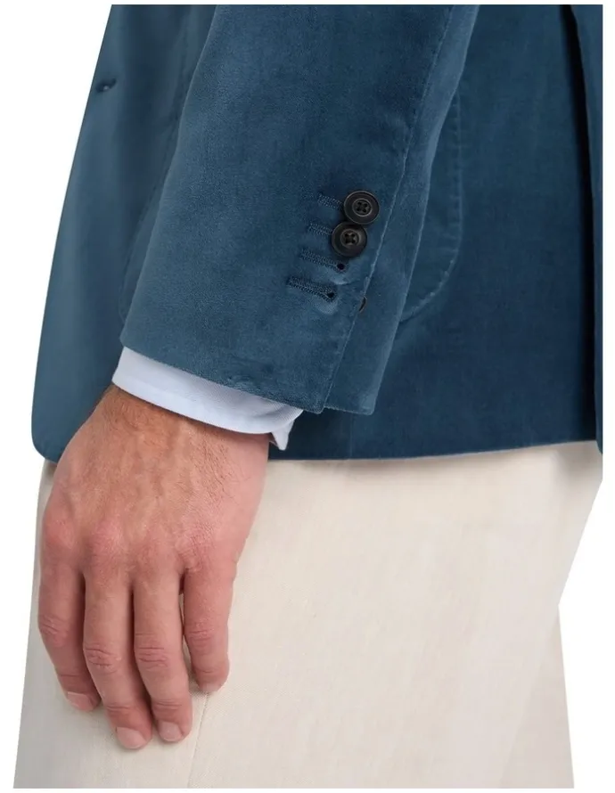 MJ Bale Mercury Velvet Jacket in Denim