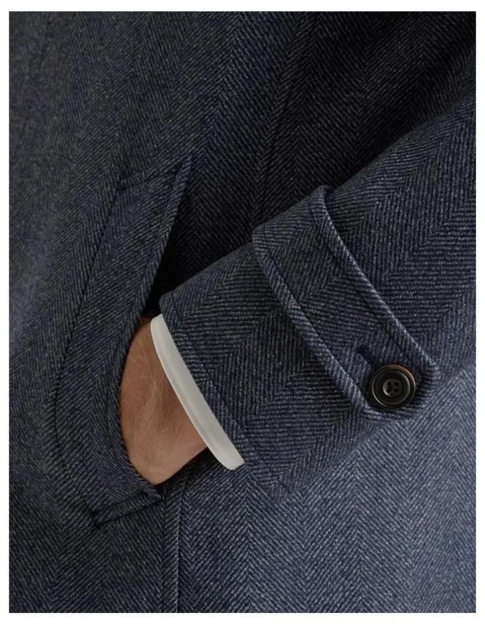 MJ Bale Oberon Coat in Lake House Blue