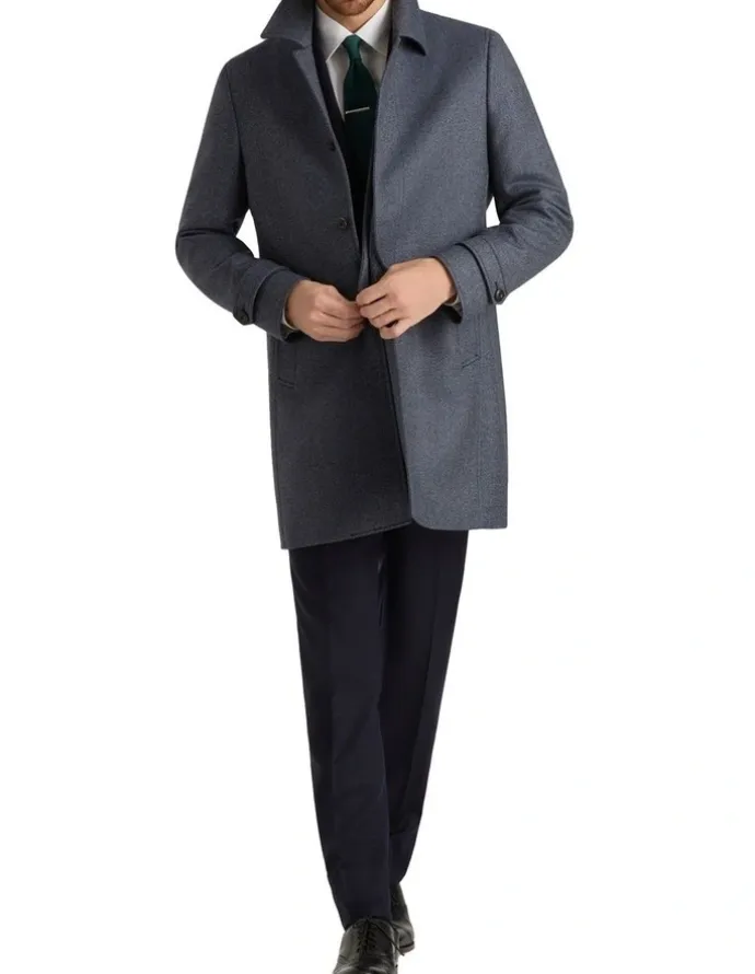 MJ Bale Oberon Coat in Lake House Blue