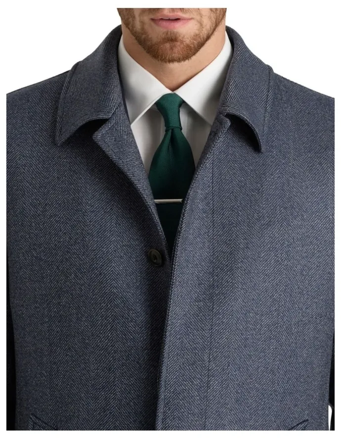 MJ Bale Oberon Coat in Lake House Blue