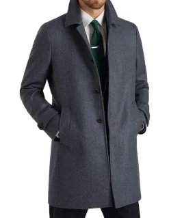 MJ Bale Oberon Coat in Lake House Blue