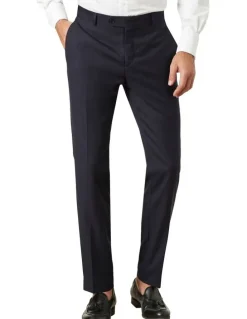 MJ Bale Saunders Slim Trouser in Navy