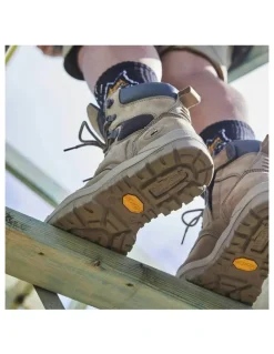 Mongrel High Leg Zipsider Scuff Cap 561060 Work Boots in Stone