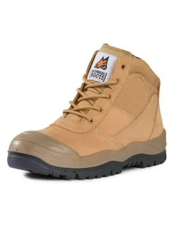 Mongrel Zipsider Scuff Cap Safety Steel Toe 461050 Work Boots in Wheat