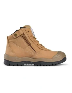 Mongrel Zipsider Scuff Cap Safety Steel Toe 461050 Work Boots in Wheat