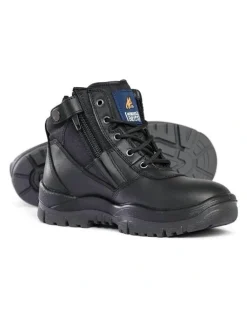 Mongrel Zipsider Soft Toe 961020 Work Boots in Black