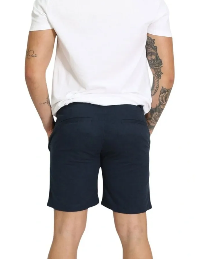 Mosmann Brando Chino Shorts in Navy