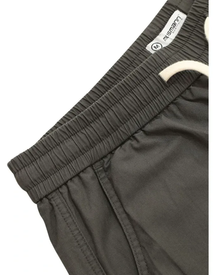 Mosmann Travis Casual Shorts in Charcoal