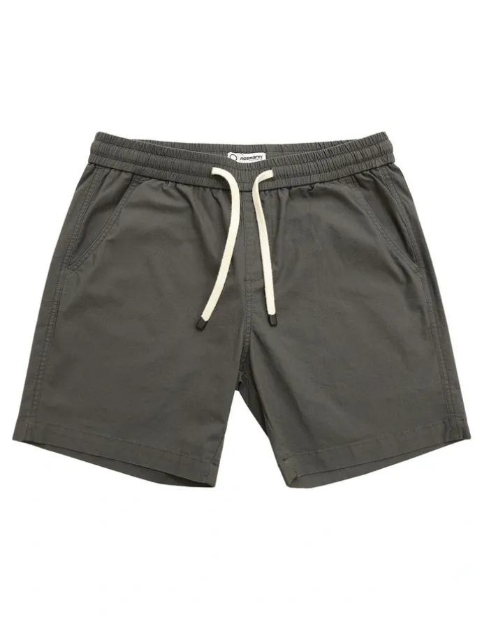 Mosmann Travis Casual Shorts in Charcoal