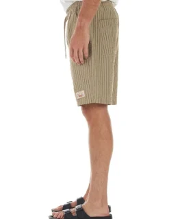 Nana Judy Victor Short in Brown Stripe