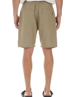 Nana Judy Victor Short in Brown Stripe