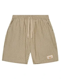 Nana Judy Victor Short in Brown Stripe