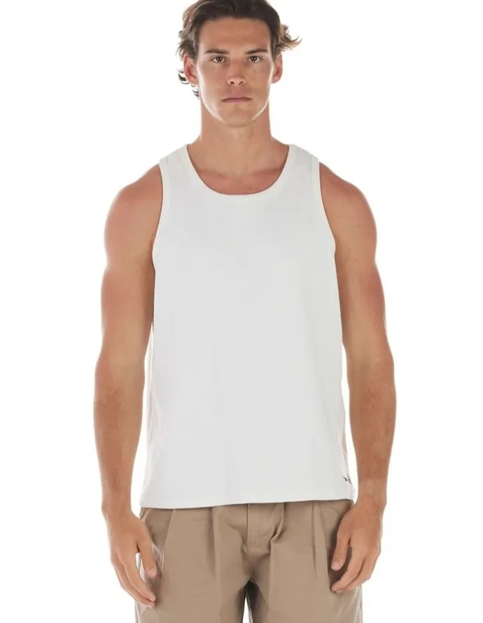 Nana Judy Winston Rib Singlet in Off White