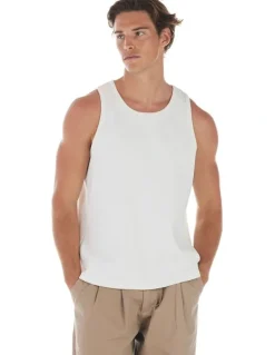 Nana Judy Winston Rib Singlet in Off White