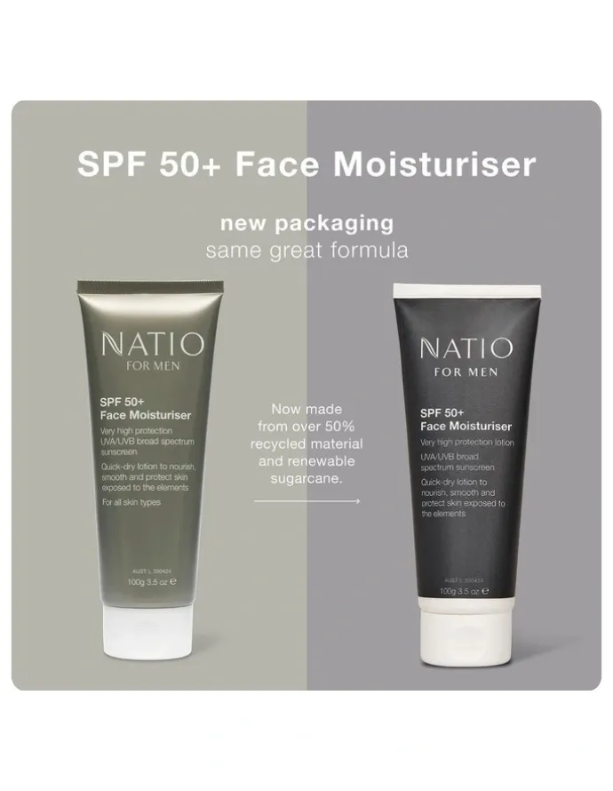 Natio SPF50+ Face Moisturiser
